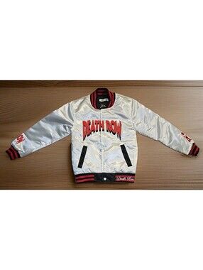 Headgear Classics  youth Deathrow White Satin Jacket Size XS (220)